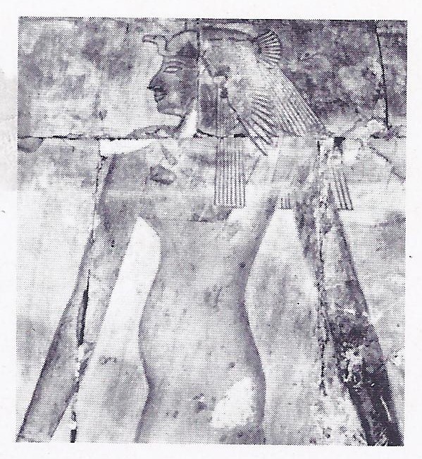 Goddess pregnant with Akhenaton - Egypt