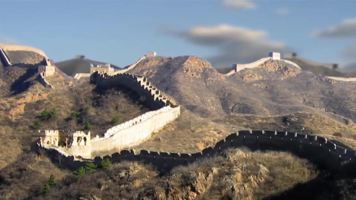 The Great Wall of China, first started c.220–206 BC by Qin Shi