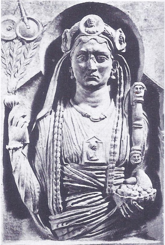 Roman Archigallus ; a bas-relief