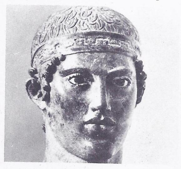 Head of Charioteera - Classical Greece
