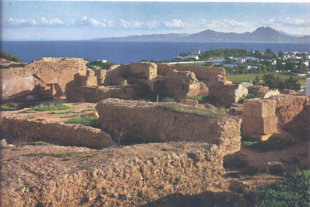 The ruins of Carthage, in present day Tunisia.