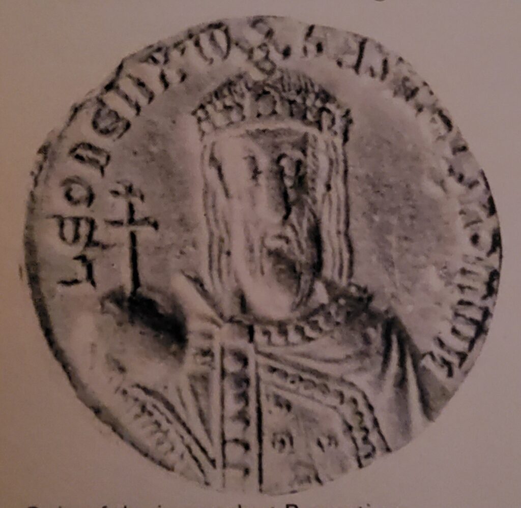 Coin of the iconoclast Byzantine Emperor Leo